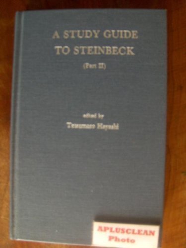 A Study Guide To Steinbeck,Used