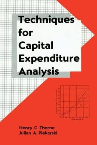 Techniques for Capital Expenditure Analysis (Cost Engineering),Used