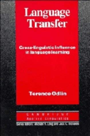 Language Transfer (Cambridge Applied Linguistics),Used