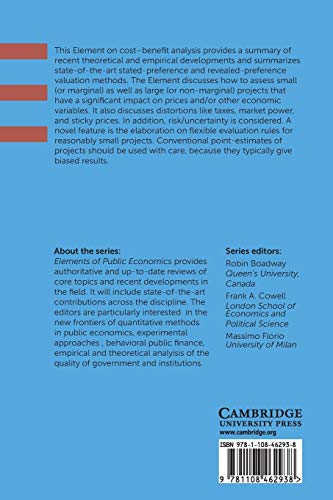 CostBenefit Analysis (Elements in Public Economics),Used