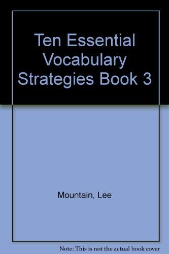 Ten Essential Vocabulary Strategies Book 3,Used