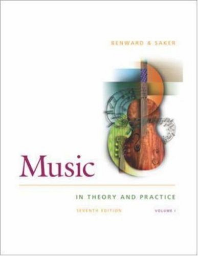 Music In Theory And Practice Vol 1 W/ Anthology Cd,New