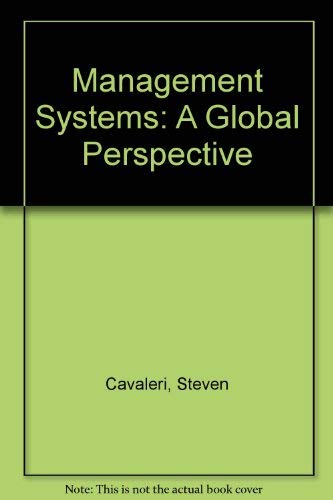 Management Systems: A Global Perspective,Used