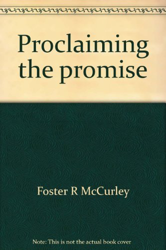 Proclaiming the promise: Christian preaching from the Old Testament,Used