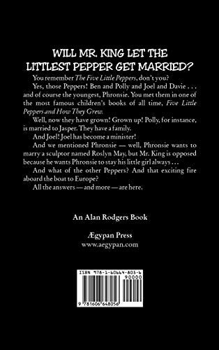 Five Little Peppers Grown Up by Margaret Sidney, Fiction, Family, Action & Adventure,Used