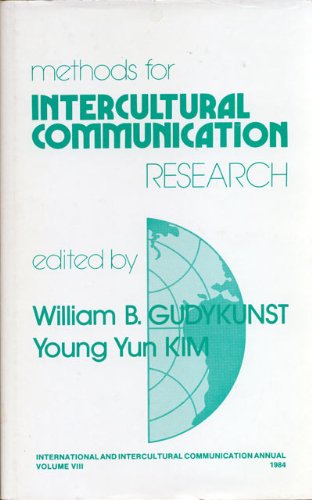 Methods for Intercultural Communication Research (International and Intercultural Communication Annual),Used