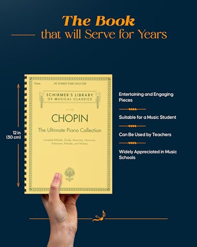Chopin: The Ultimate Piano Collection: Schirmer Library of Classics Vol. 2104 (Schirmer's Library of Musical Classics, 2104) Ch,New