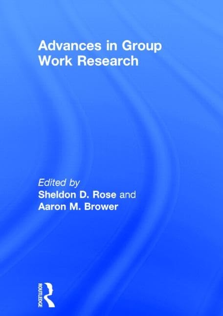 Advances in Group Work Research,Used