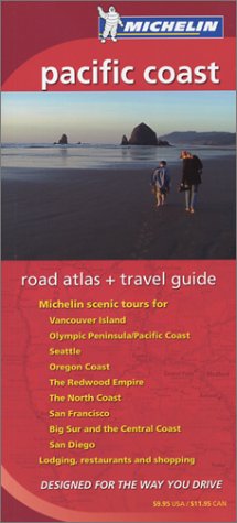 Michelin Pacific Coast Atlas & Travel Guide,New