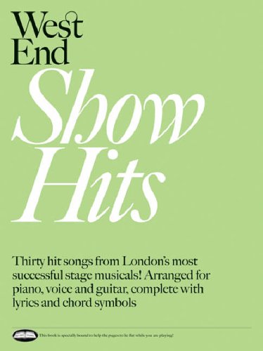 WEST END SHOW HITS PIANO, VOIX, GUITARE,Used