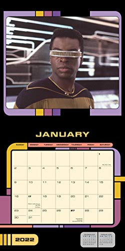 Star Trek: The Next Generation 2022 Wall Calendar,Used