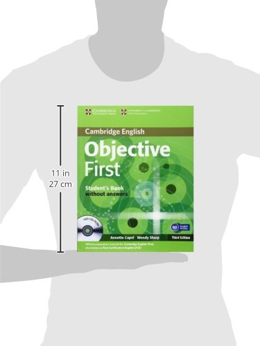 Objective First Student's Book without Answers with CDROM,Used