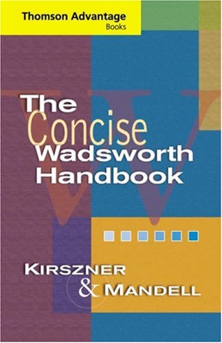 Cengage Advantage Books: The Concise Wadsworth Handbook,Used