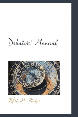 Debaters' Manual,Used