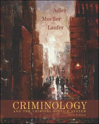 Criminology And The Criminal Justice System,Used
