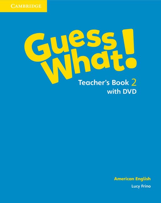 Guess What! American English Level 2 Teacher's Book with DVD,Used