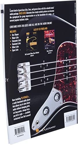 Bass Licks Hal Leonard Bass Method Supplement (Book/Audio),Used