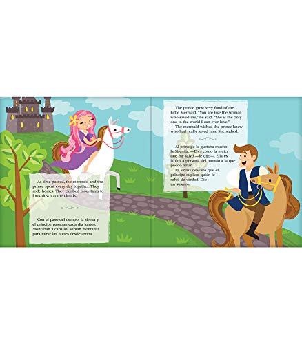 Carson Dellosa The Little Mermaid La Sirenita a Menudo (Keepsake Stories, Bilingual) Storybook (Volume 13),Used