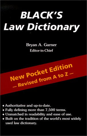 Blacks Law Dictionary,Used