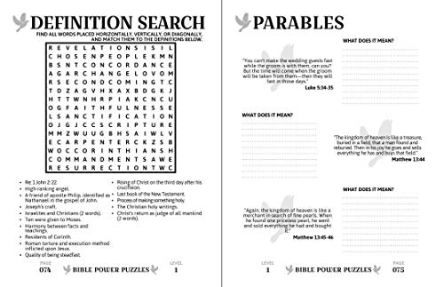 Bible Power Puzzles: 500 ScriptureInspired GamesLearn the Word of God Through the Power of Puzzles! (Large Print),New