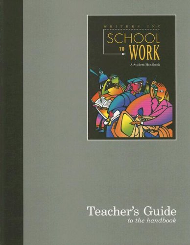 School to Work: Teacher's Guide (Write Source: Writers Inc),Used