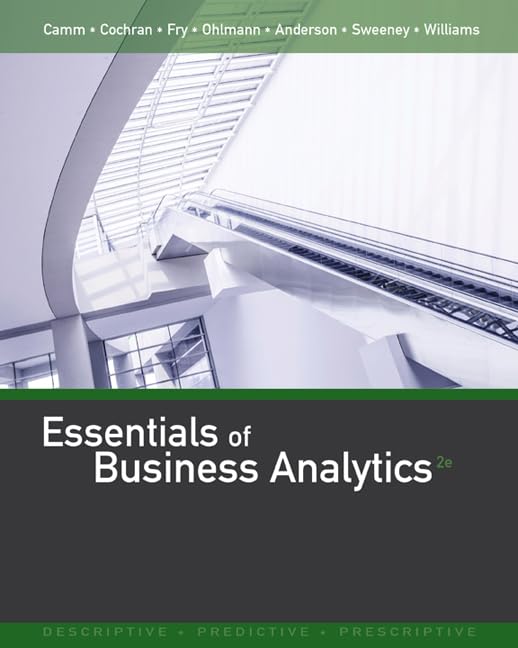 Essentials of Business Analytics,Used