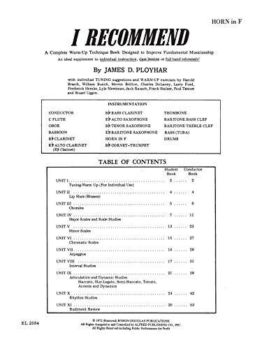 I Recommend: Horn in F,Used