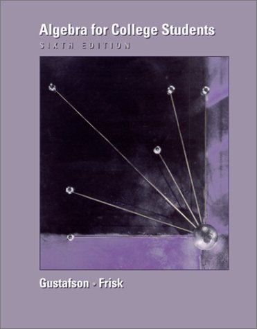 Algebra for College Students with CD,Used