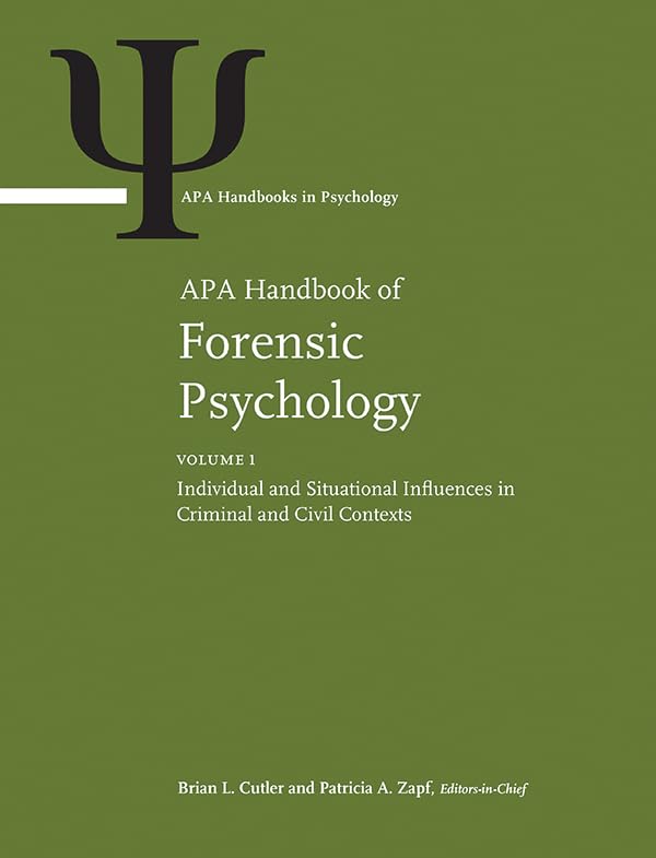 APA Handbook of Forensic Psychology (APA Handbooks in Psychology),Used