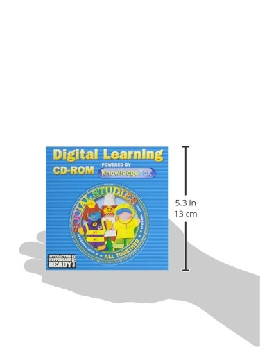 Social Studies 2003 Digital Learning CDROM Powered by Knowledge Box Grade One,Used
