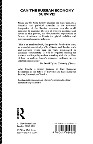 Russia and the World Economy: Problems of Integration,Used