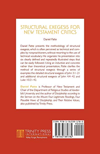 Structural Exegesis for New Testament Critics,Used