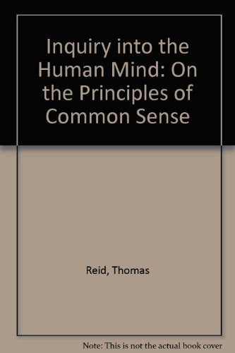 An Inquiry Into the Human Mind,Used