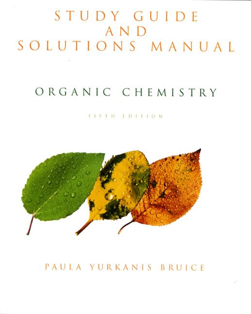 Study Guide And Solutions Manual For Organic Chemistry,Used