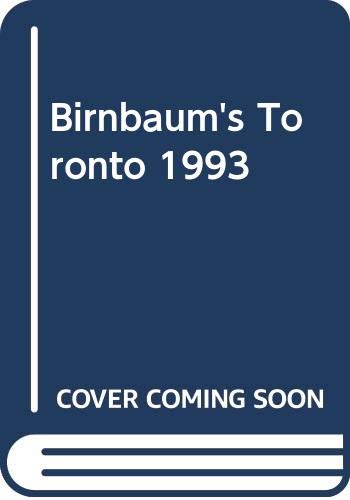 Birnbaum's Toronto 1993,Used