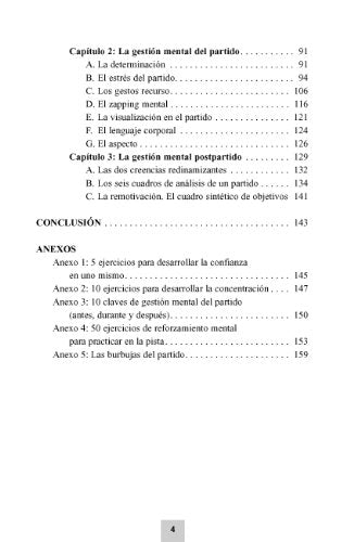 TENIS. ENTRENAMIENTO DE LA FUERZA MENTAL (Spanish Edition),Used