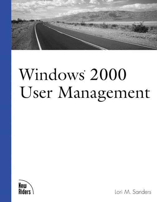 Windows 2000 User Management (New Rider's Professional Series),Used