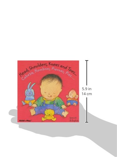 Head, Shoulders, Knees and Toes/Cabeza, Hombros, Piernas, Pies (Dual Language Baby Board Books English/Spanish) (Spanish and En,Used