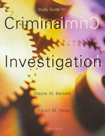 Criminal Investigation (6th Edition Study Guide),Used