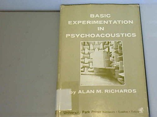 Basic Experimentation In Psychoacoustics,Used