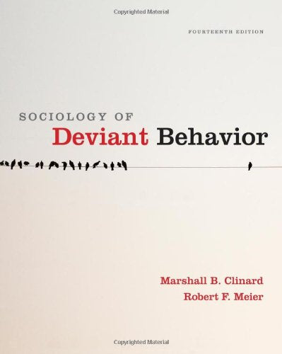 Sociology of Deviant Behavior,Used