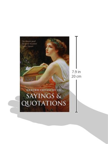 Oxford Treasury of Sayings and Quotations,Used