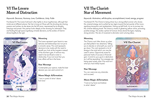 The Moon & Stars Tarot: Includes a full deck of 78 specially commissioned tarot cards and a 64page illustrated book,Used
