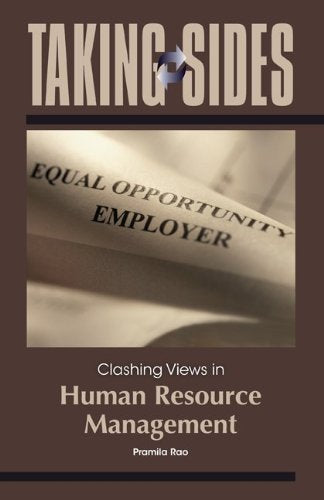 Taking Sides: Clashing Views In Human Resource Management,Used