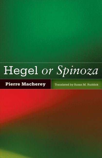 Hegel Or Spinoza,Used