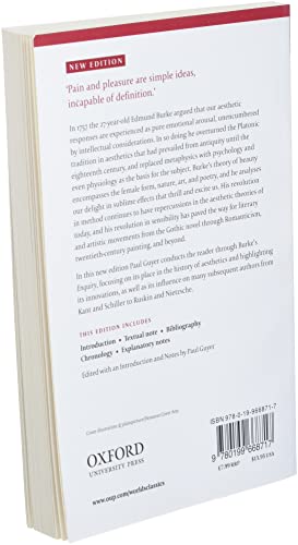 A Philosophical Enquiry into the Origin of our Ideas of the Sublime and the Beautiful (Oxford World's Classics),Used