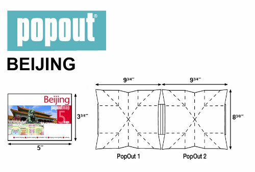 Beijing PopOut Map (PopOut Maps),Used