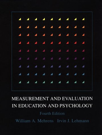Measurement and Evaluation in Education and Psychology,Used