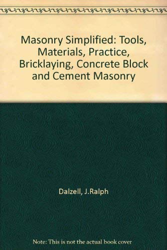 Masonry simplified,Used