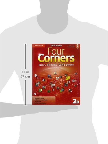 Four Corners Level 2 Full Contact B with Selfstudy CDROM,Used